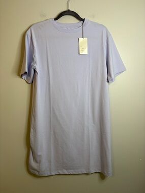 Women’s A New Day lilac cotton t-shirt dress size XS NWT